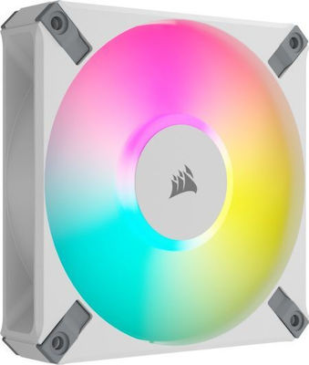 Corsair AF120 Elite 4-Pin PWM RGB Lighting Case Fan White