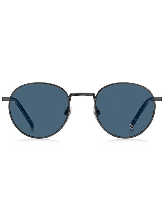 Tommy Hilfiger Γυαλιά Ηλίου με Γκρι Μεταλλικό Σκελετό και Μπλε Φακό 205770R805-0KU