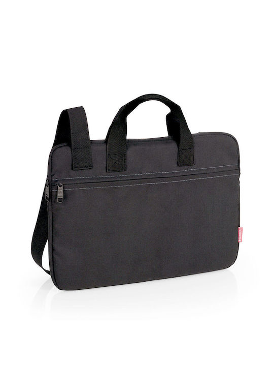 Gabol Division 413060 Τσάντα Ώμου / Χειρός για Laptop 15.6" σε Μαύρο χρώμα
