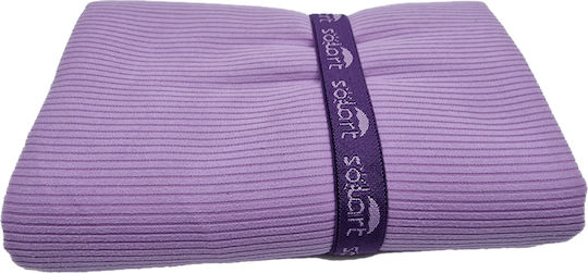 Solart Microfiber Body Towel 220gr/m² Purple 175x110cm