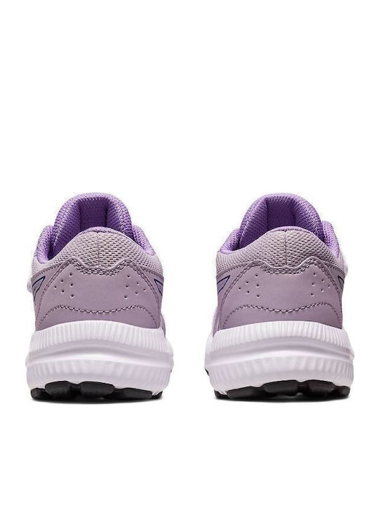 Contend 8 Ps Kids Sports Shoes Running with Hoop & Loop Closure Purple