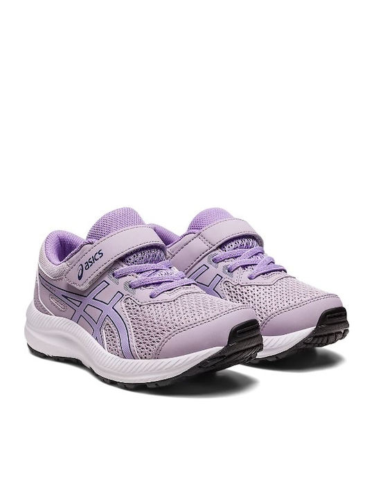 Contend 8 Ps Kids Sports Shoes Running with Hoop & Loop Closure Purple