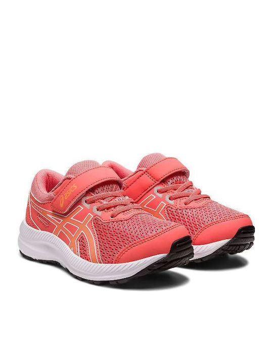Contend 8 Ps Kids Sports Shoes Running with Hoop & Loop Closure Orange