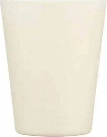 Ecoffee Cup Κούπα Πλαστική με Καπάκι Λευκή 340ml