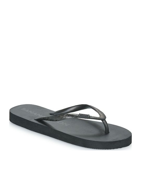 Swains Tahuata Frauen Flip Flops in Schwarz Farbe