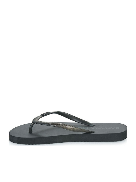 Swains Tahuata Frauen Flip Flops in Schwarz Farbe