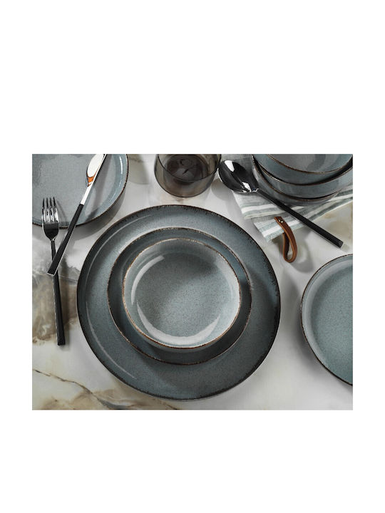Kutahya Porselen Mood Blue Porcelain Dinnerware Set 20pcs