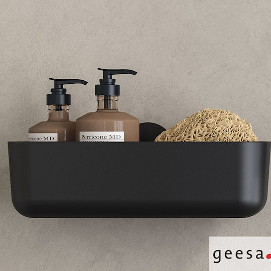Geesa Opal Plastic Sponge Holder Countertop Black