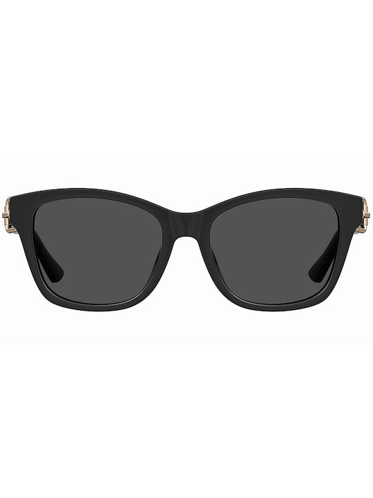 Moschino Women's Sunglasses with Black Plastic Frame and Black Lens MOS149/F/S 807/9O