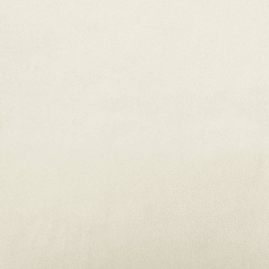 Canapea Cu Două Locuri Din Catifea Crem 108x79x79cm