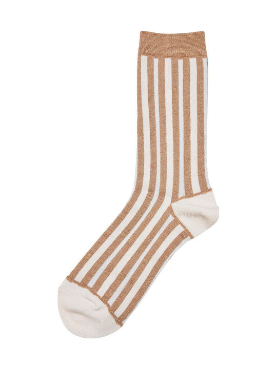 Urban Classics Classics Ανδρικές Κάλτσες με Σχέδια Black/White Sand/White 3Pack