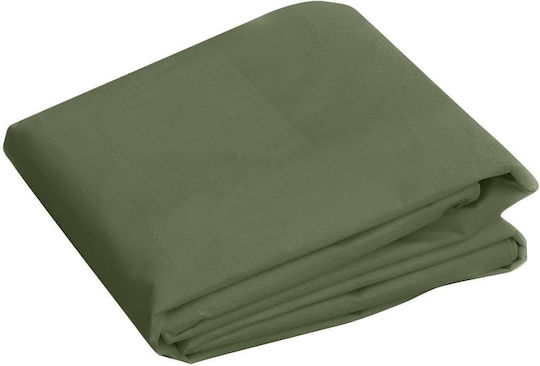 vidaXL Waterproof Tarpaulin 260gr/m² 4x3m. Heavy Duty Green