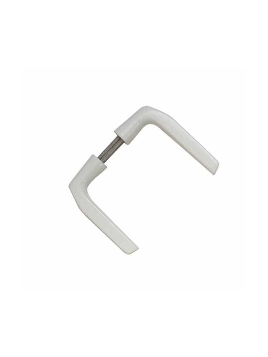 Martin Lever Middle Door Pair White Martin Lever Middle Door Pair White