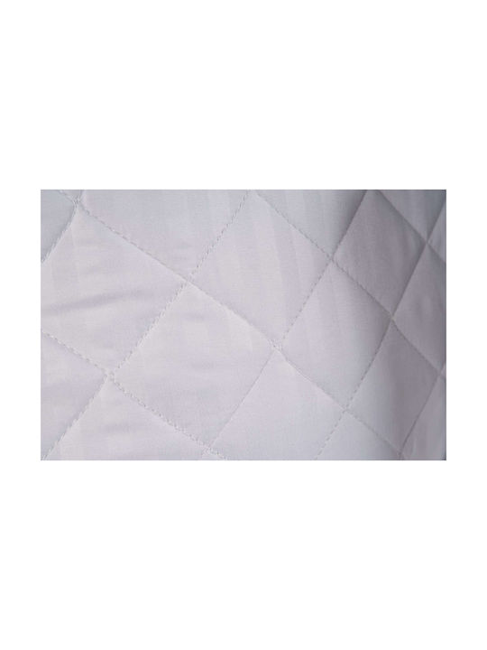 Astron Italy Set Protecții pentru Pernă cu plic de acoperire Matlasat Albe 50x70cm.