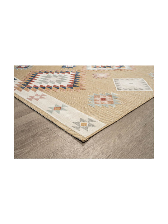 Newplan 65510N Summer Wicker Bedroom Rugs Set Garden Beige 3pcs