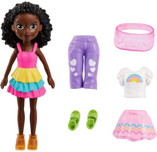 Mattel Miniaturspielzeug Summer Fashion Polly Pocket für 4+ Jahre (Verschiedene Designs/Sortimente von Designs) 1 Stk