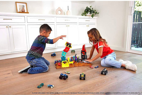 Hot Wheels Arena Spin Out Challenge Πίστα 1:64 Monster Truck για 4+ Ετών