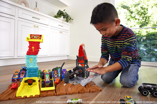 Hot Wheels Arena Spin Out Challenge Πίστα 1:64 Monster Truck για 4+ Ετών