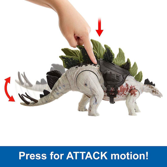 Action Figure Stegosaurus Jurassic World Dinosaur for 4+ years old Years 35cm.