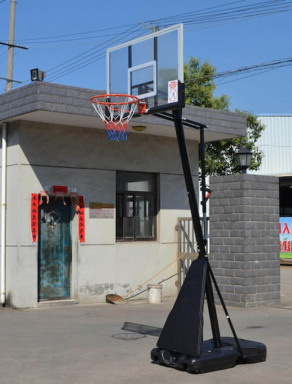Skorpion Wheels Baskelball Hoop cu suport și înălțime ajustabilă