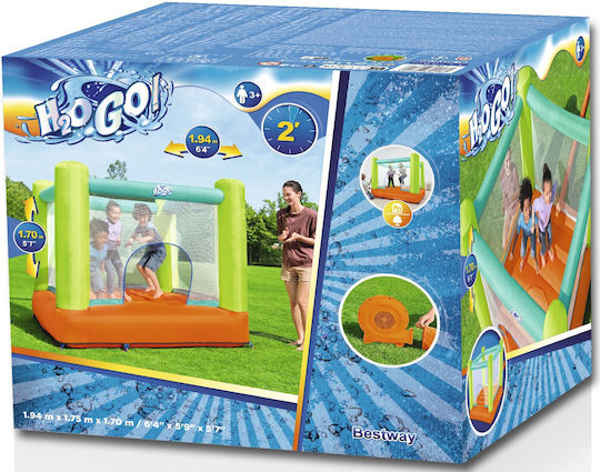 Bestway Inflatable H2OGO Castle with Trampoline for 3+ Years