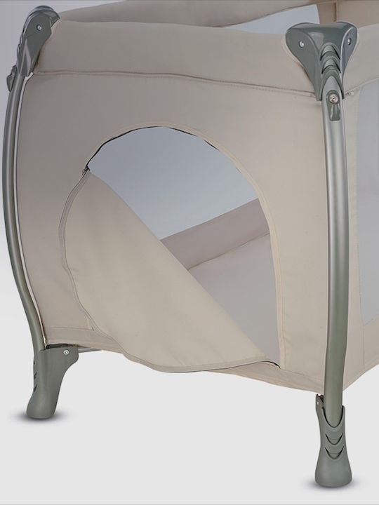 Inglesina Lodge Loc de joacă 2 Nivele cu Saltea Burgundy 126x72cm