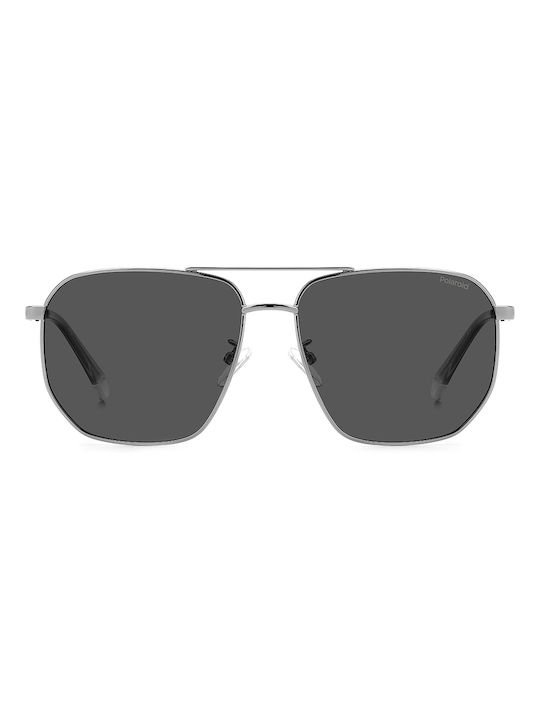 Polaroid Sonnenbrillen mit Silber Rahmen und Gray Polarisiert Linse PLD4141/G/S/X KJ1M9