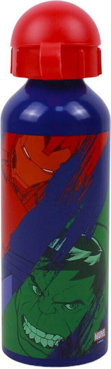 Gim Avengers Kinderflasche Rächer Aluminium mit Schraubverschluss Auslaufsicher 520ml