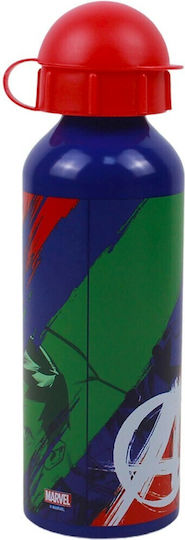 Gim Avengers Kinderflasche Rächer Aluminium mit Schraubverschluss Auslaufsicher 520ml