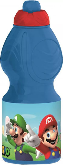 Stor Детска Бутилка за Вода Super Mario Пластмасова Синя 400ml