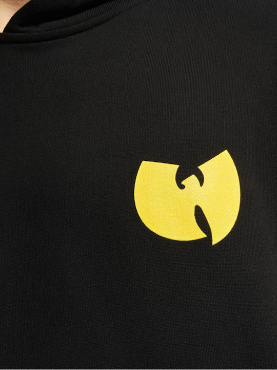 Sweatshirt with Hood Black Velvet-Black Metal
