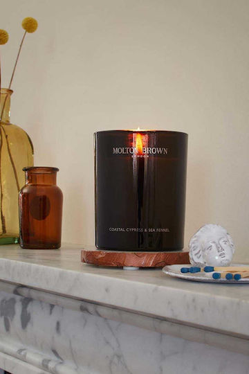 Molton Brown Aromatic Candle In Jar With Coastal Cypress & Sea Fennel Perfume 190gr