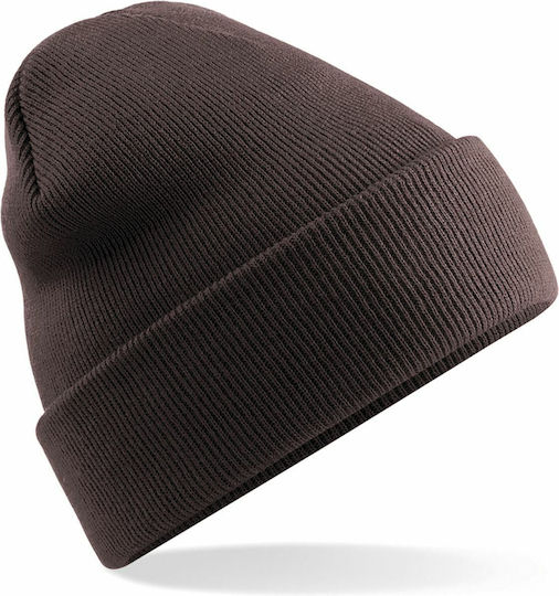 B45 Beanie Männer Beanie Gestrickt Chocolate