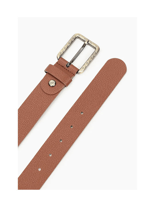 Guess Leather Women's Belt Tabac Brown