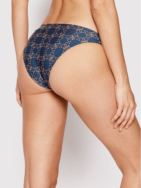 Guess Bikini Slip Navy Μπλε