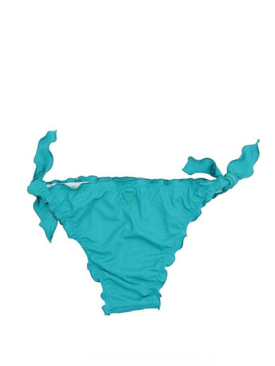 Guess Bikini Slip with Ties Turquoise