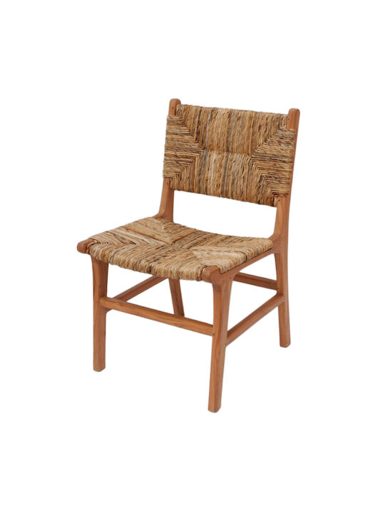 Dining Room Wooden Chair Brown 54x55x86cm