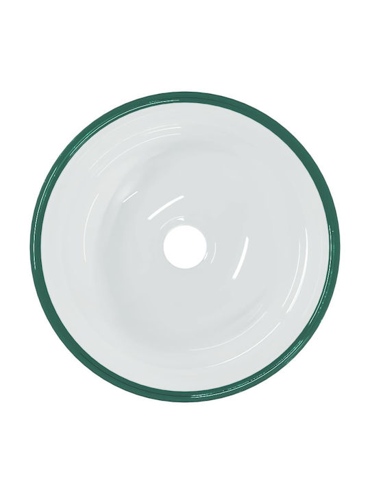vidaXL Επικαθήμενος Νιπτήρας Γυάλινος 30x30x12cm Διάφανος
