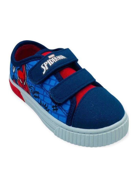 Spiderman Kids Sneakers Anatomic with Scratch & Lights Red