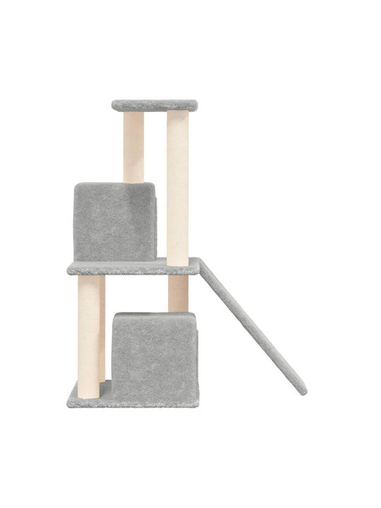 vidaXL Scratching Post Cat Trees Gray 3 levels 47.5x66x82cm