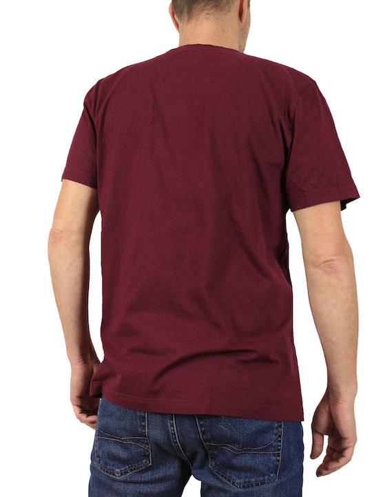 Abercrombie & Fitch Men's Short Sleeve T-shirt Burgundy