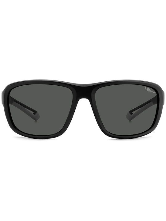 Polaroid Sonnenbrillen mit Schwarz Rahmen und Schwarz Polarisiert Linse PLD7049/S 003/E3