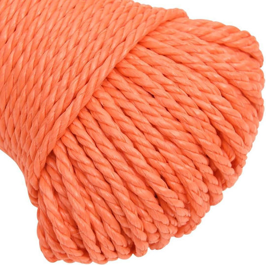 vidaXL Rope with Diameter 3mm and Length 500m Orange Work Rope 3mm 500m made of Polypropylene