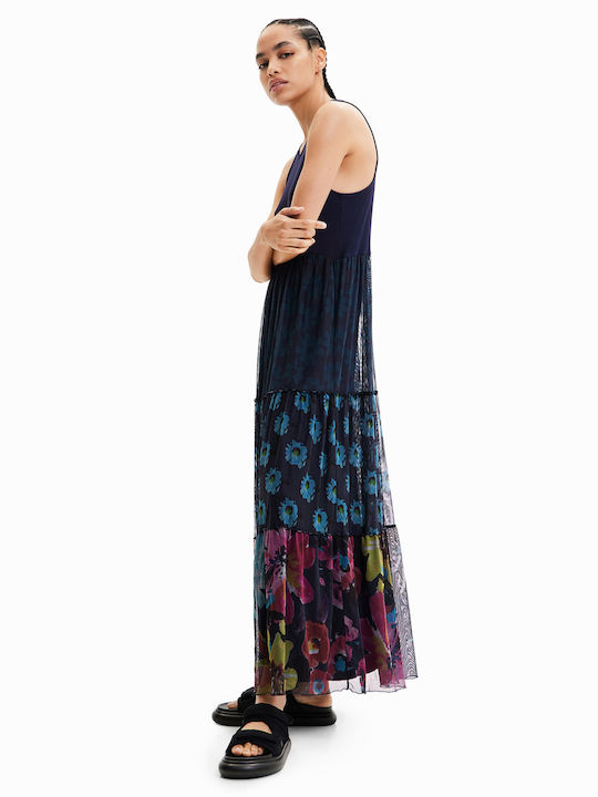 Dress Sommer Maxi Kleid Dark Blue