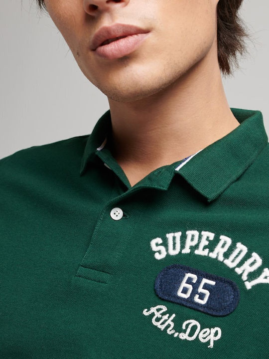 Superstate Polo Kurzarmbluse Grün