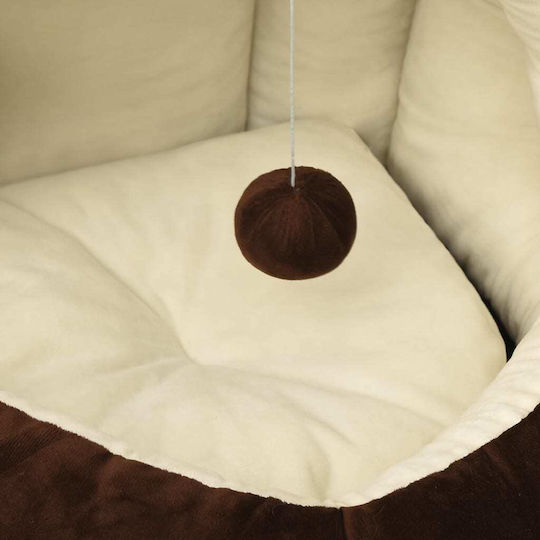 vidaXL Nest Cat Brown 50x50x45cm