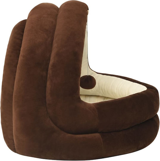 vidaXL Nest Cat Brown 50x50x45cm