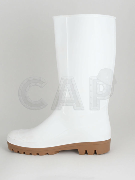 Stenso BS Food Non-Slip Work Wellies Knee White