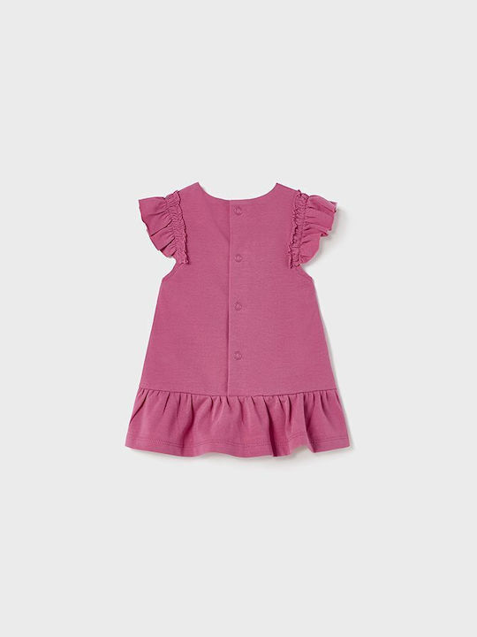 Mayoral Kids Dress Sleeveless Fuchsia