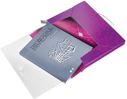 Leitz Plastic File Box with Rubber Band 25x3x33cm